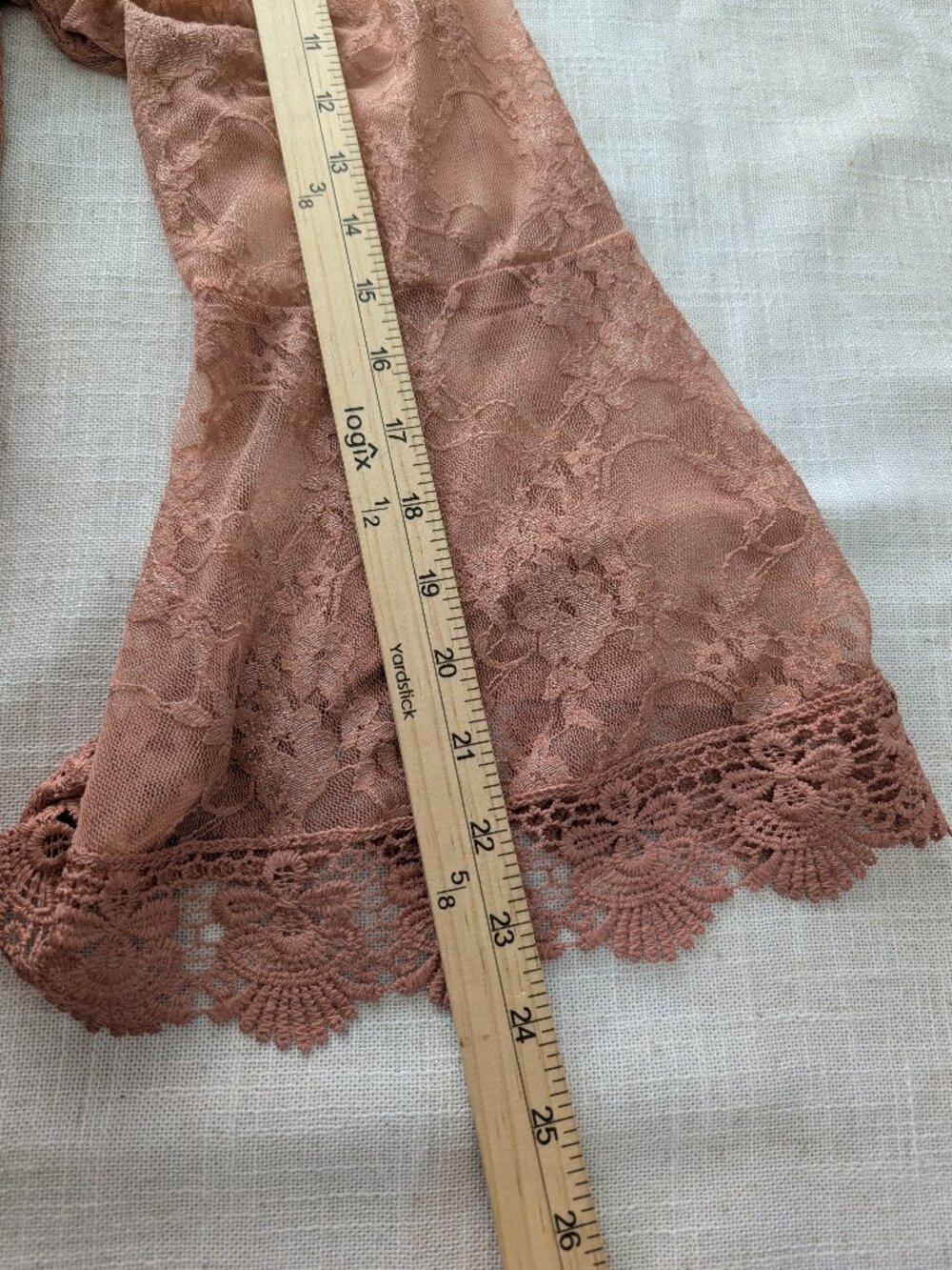 Full Circle Trends Lace Sheer Duster Kimono Cardigan Size 1X - Picture 6 of 7